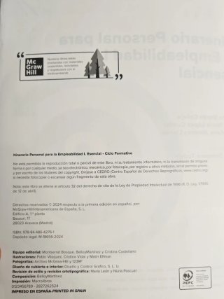 Libro Itinerario personal para la empleabilidad I