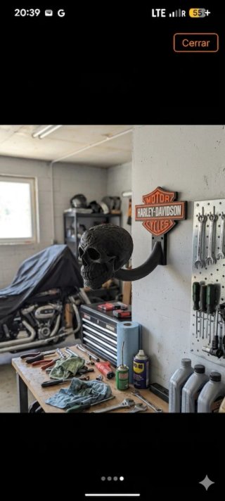 Soporte Casco Harley Davidson