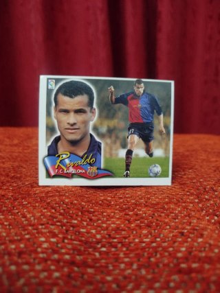 Cromo Fútbol Rivaldo F.C. Barcelona