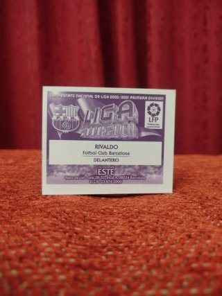 Cromo Fútbol Rivaldo F.C. Barcelona