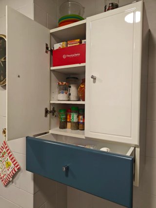 Mueble baño 2 puertas y cajón