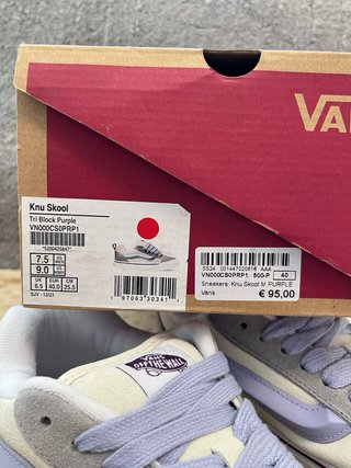 Scarpe Vans Viola e Bianche Tg 40