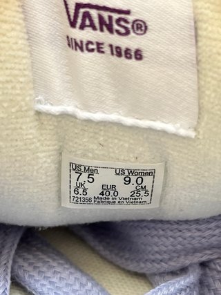 Scarpe Vans Viola e Bianche Tg 40