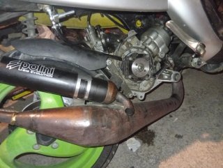 Scooter Plata y Verde
