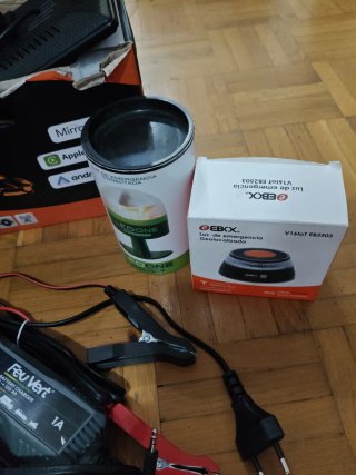 Cargador Batería Coche RING 6A