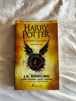 Libro Harry Potter y el legado maldito partes 1 y2