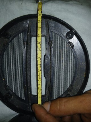 Par Grelhas Capas Focal Colunas 15cm