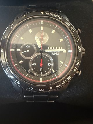 Reloj Seiko Chronograph Sport SNDD89P1 Negro