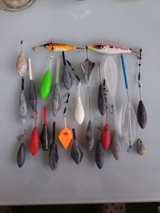 Plomos de pesca variados