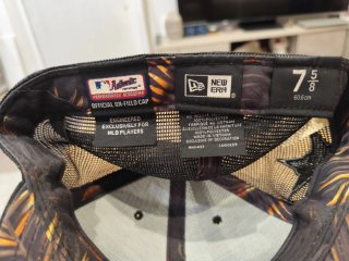 Gorra New Era MLB Houston Astros Negra Dorada