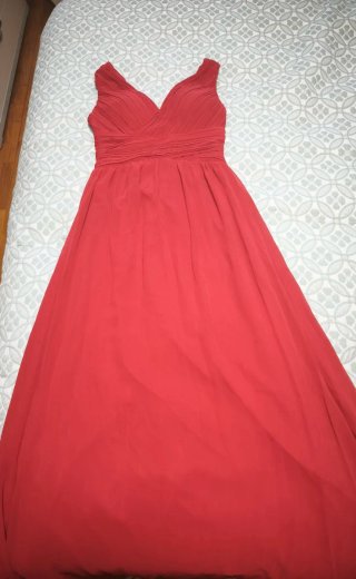 Vestido de fiesta rojo largo