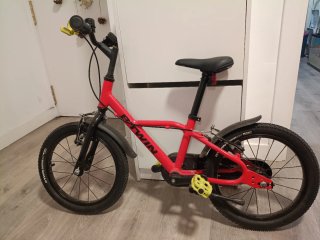Bicicleta infantil Btwin Racing 900 roja 4-10 años