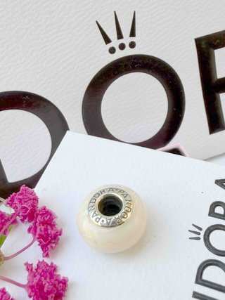 Pandora Charm Blanco Perla
