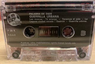 Casete .Guerrilla Urbana - Palabra de Dios