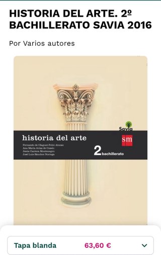 Historia del arte 2 Bachillerato