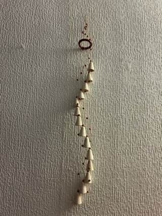 Atrapasueños de cerámica y madera