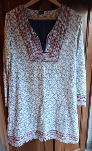Vestido Pepe Jeans bordado talla L