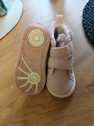 Deportivas invierno niña T.22 rosa forradas