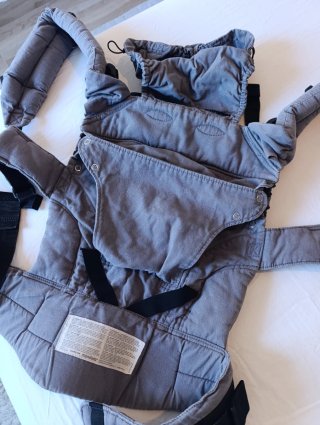 Mochila Portabebés Manduca Gris