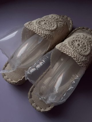 Zapatillas esparto beige talla 37