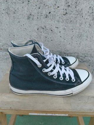 Converse All Star Caña Alta Negras Talla 40