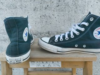 Converse All Star Caña Alta Negras Talla 40