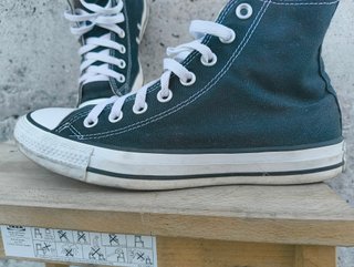 Converse All Star Caña Alta Negras Talla 40