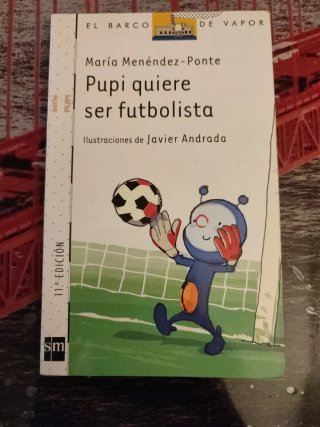 Pupi quiere ser futbolista