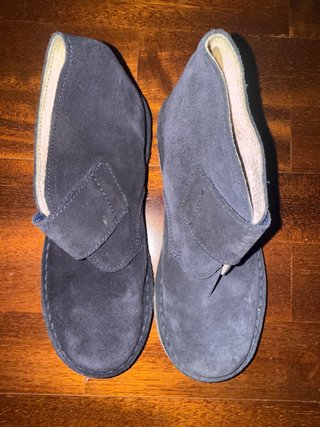 Botines serraje azul marino T30 Little Celebr.