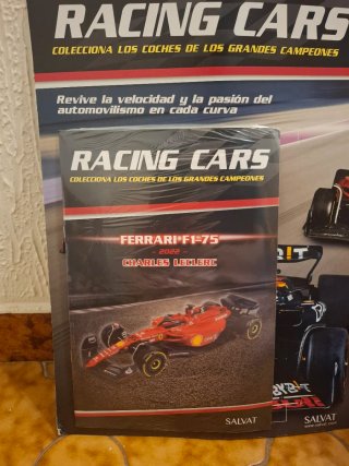Colección Racing Cars Ferrari F1-75 Leclerc