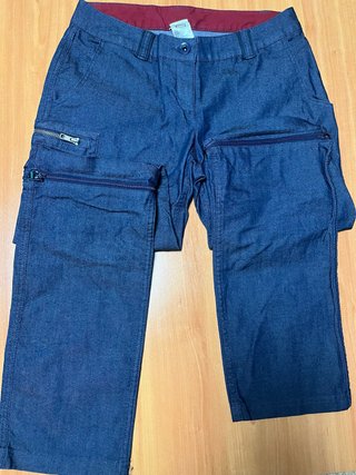 Pantalón vaquero desmontable montaña y trekking