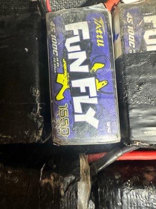 Pack 7 Baterías Lipo Tattu FunFly 4S 1550mAh 100C