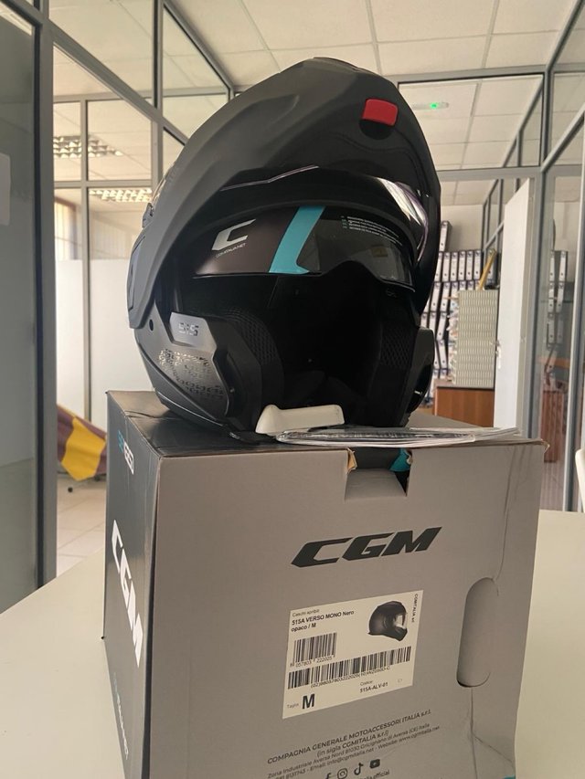 Casco  Modular CGM P/J 515A Verso Mono Negro