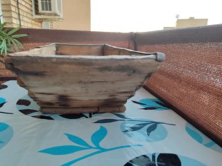 Revistero/Macetero Antiguo de Madera Celemin