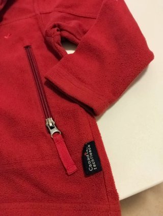 Giacca Canadian Techfleece rossa 4 anni