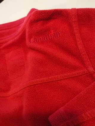 Giacca Canadian Techfleece rossa 4 anni