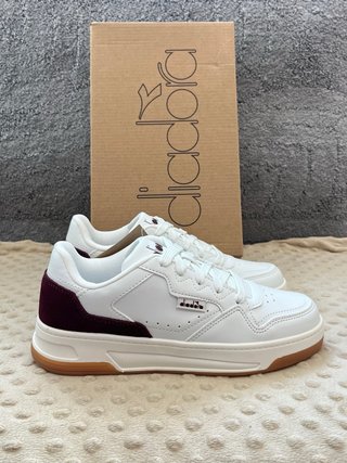 Scarpe Diadora bianche/marrone taglia 37