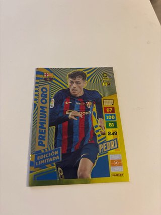 Lote Pedri Gavi Oro Edición Limitada Adrenalyn XL