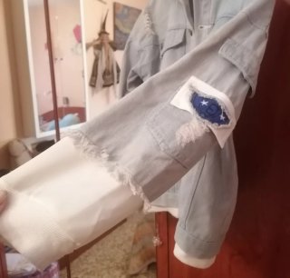 Chaqueta vaquera Naruto Talla S