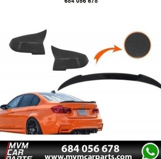 Pack Aleron trasero + Carcasas de retrovisor tipo