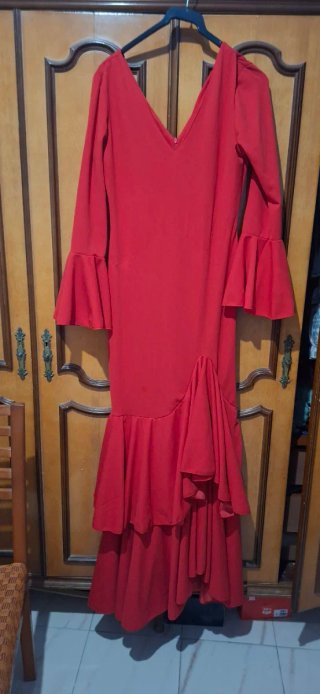 Traje de gitana rojo