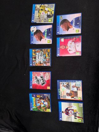 Lote de 7 Juegos PS4 (FIFA, GTA, Crash)
