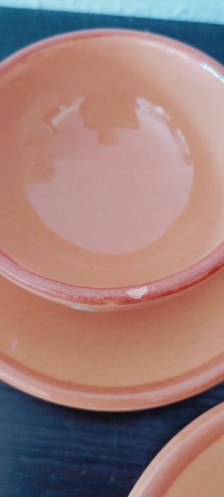 Juego de té de barro