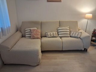 Sofá Chaiselongue 2 Motores + Funda