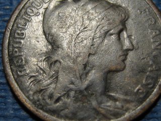 1 Centime Francia 1909