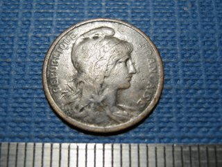 1 Centime Francia 1909