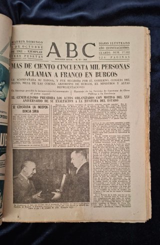 Periódico ABC – 1 de octubre de 1961 .