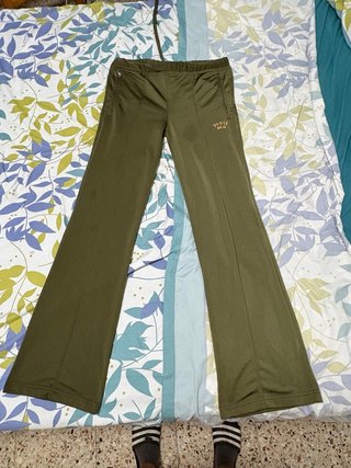 Pantalones verdes talla 38 mujer