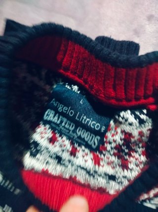 Maglione vintage cotone L
