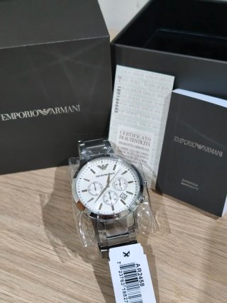 Reloj Emporio Armani Cronógrafo Plata